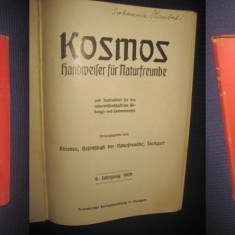 Kosmos-1909-Revista germana stiinta veche anuar nr6.
