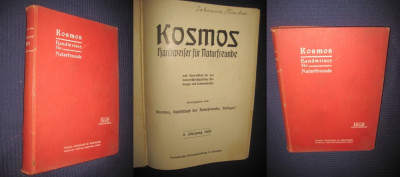 Kosmos-1909-Revista germana stiinta veche anuar nr6. foto