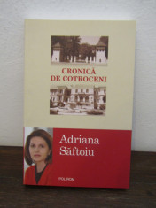 CRONICA DE COTROCENI-ADRIANA SAFTOIU , 2015 foto