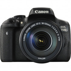 Aparat foto D-SLR Canon EOS 750D Negru + obiectiv EF-S 18-55mm f/3.5-5.6 IS STM foto