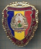 ZET 705 INSIGNA ,,MILITAR DE FRUNTE&quot; - PERIOADA RSR - PENTRU NOSTALGICI