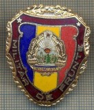 ZET 717 INSIGNA ,,MILITAR DE FRUNTE&quot; - PERIOADA RSR - PENTRU NOSTALGICI