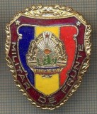 ZET 731 INSIGNA ,,MILITAR DE FRUNTE&quot; - PERIOADA RSR - PENTRU NOSTALGICI