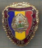 ZET 736 INSIGNA ,,MILITAR DE FRUNTE&quot; - PERIOADA RSR - PENTRU NOSTALGICI