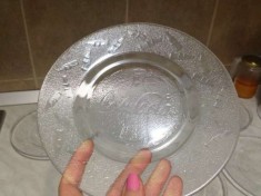 Set de 6 farfurii coca cola din sticla noi sigilate foto