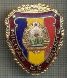 ZET 709 INSIGNA ,,MILITAR DE FRUNTE&quot; - PERIOADA RSR - PENTRU NOSTALGICI