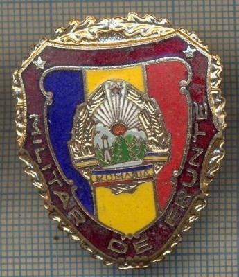 ZET 776 INSIGNA ,,MILITAR DE FRUNTE&amp;quot; - PERIOADA RSR - PENTRU NOSTALGICI foto