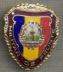 ZET 764 INSIGNA ,,MILITAR DE FRUNTE" - PERIOADA RSR - PENTRU NOSTALGICI