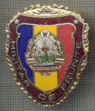 ZET 735 INSIGNA ,,MILITAR DE FRUNTE&quot; - PERIOADA RSR - PENTRU NOSTALGICI