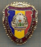 ZET 697 INSIGNA ,,MILITAR DE FRUNTE&quot; - PERIOADA RSR - PENTRU NOSTALGICI