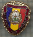 ZET 701 INSIGNA ,,MILITAR DE FRUNTE&quot; - PERIOADA RSR - PENTRU NOSTALGICI