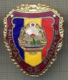 ZET 761 INSIGNA ,,MILITAR DE FRUNTE&quot; - PERIOADA RSR - PENTRU NOSTALGICI