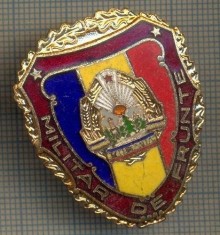 ZET 744 INSIGNA ,,MILITAR DE FRUNTE" - PERIOADA RSR - PENTRU NOSTALGICI