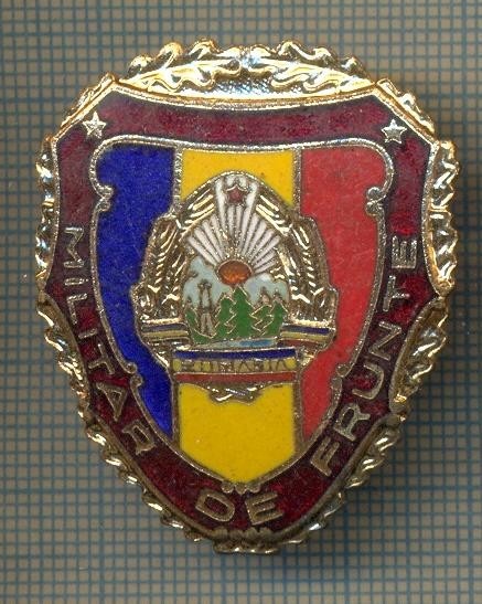 ZET 690 INSIGNA ,,MILITAR DE FRUNTE&quot; - PERIOADA RSR - PENTRU NOSTALGICI