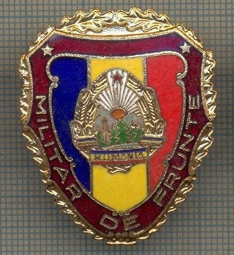 ZET 702 INSIGNA ,,MILITAR DE FRUNTE&quot; - PERIOADA RSR - PENTRU NOSTALGICI