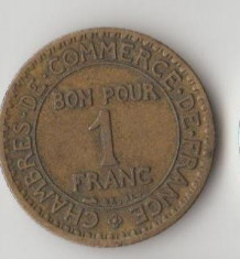 Moneda 1 franc 1924 - Franta foto