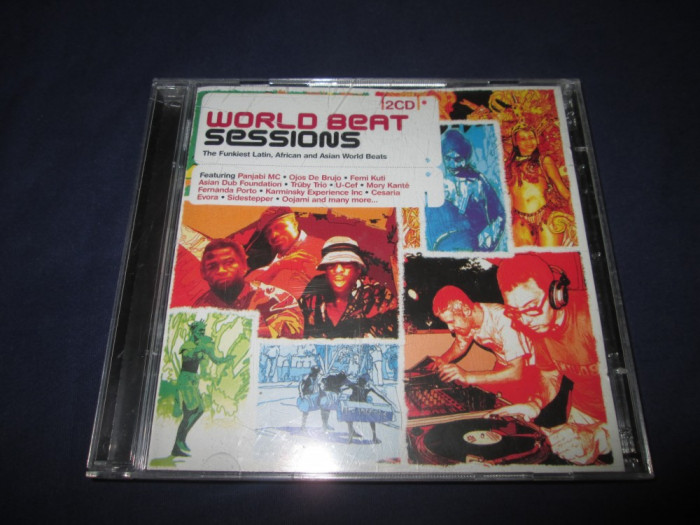 various - World Beat Sessions _ dublu cd , compilatie _ Sessions (UK)