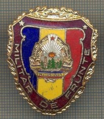 ZET 707 INSIGNA ,,MILITAR DE FRUNTE&quot; - PERIOADA RSR - PENTRU NOSTALGICI