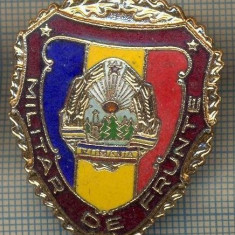 ZET 746 INSIGNA ,,MILITAR DE FRUNTE" - PERIOADA RSR - PENTRU NOSTALGICI