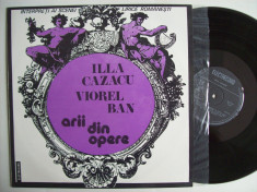 Disc vinil ILLA CAZACU- soprana / VIOREL BAN - bas - Arii din opere (ECE 02959) foto
