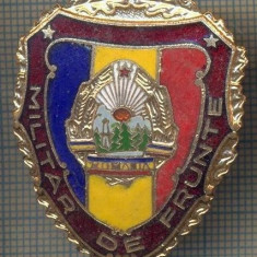 ZET 740 INSIGNA ,,MILITAR DE FRUNTE" - PERIOADA RSR - PENTRU NOSTALGICI