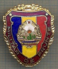 ZET 708 INSIGNA ,,MILITAR DE FRUNTE" - PERIOADA RSR - PENTRU NOSTALGICI