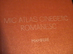 MIC ATLAS CINEGETIC ROMANESC-MAMIFERE-DR.L. MANOLACHE-DRG. DISESCU- foto