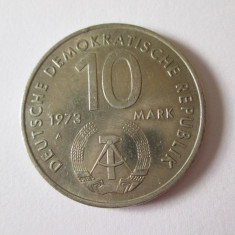 Germania Democrata/DDR 10 Mark/Marci 1973-Congres mondial tineret+studentiBerlin
