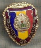 ZET 779 INSIGNA ,,MILITAR DE FRUNTE&quot; - PERIOADA RSR - PENTRU NOSTALGICI