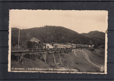 COVASNA , LINIA INDUSTRIALA DE LA COMANDAU-COVASNA , CIRCULATA IULIE 1939 foto