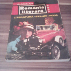 ALMANAH ROMANIA LITERARA 1988-LITERATURA/STILURI/MODA