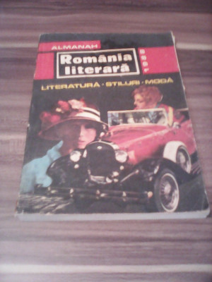 ALMANAH ROMANIA LITERARA 1988-LITERATURA/STILURI/MODA foto