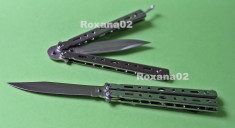 CUTIT BUTTERFLY- Balisong. Briceag FLUTURAS FLUTURE + Husa Inclusa foto