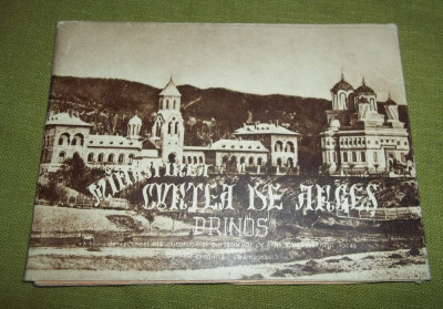 Prinos Manastirea Curtea de Arges (1955) pliant multilingv cu imagini foto