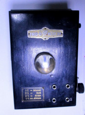 transmitator inductie radio vechi circa 1900 morse si optic pare a fi functional foto