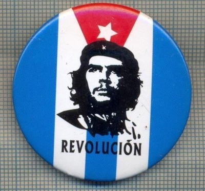 ZET 847 INSIGNA ,,REVOLUCION &amp;quot; CHE GUEVARA -MARE LIDER REVOLUTIONAR CUBANEZ foto