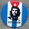 ZET 847 INSIGNA ,,REVOLUCION &quot; CHE GUEVARA -MARE LIDER REVOLUTIONAR CUBANEZ