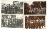 4 FOTOGRAFII PERIOADA INTERBELICA, PREMILITARIA, Alb-Negru, Romania 1900 - 1950, Militar