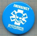 ZET 841 INSIGNA ,,CAP DE MORT&quot; - EMERGENCY - URGENTA - SPITAL?