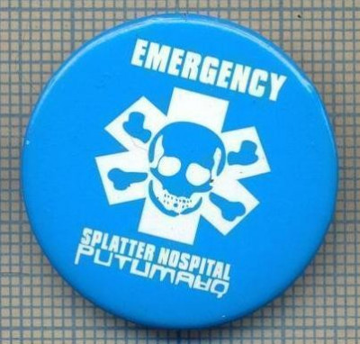 ZET 841 INSIGNA ,,CAP DE MORT&amp;quot; - EMERGENCY - URGENTA - SPITAL? foto