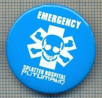 ZET 841 INSIGNA ,,CAP DE MORT&quot; - EMERGENCY - URGENTA - SPITAL?