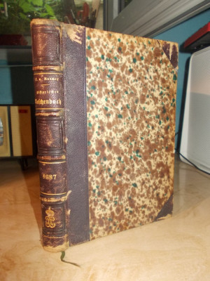 FRIEDRICH VON RAUMER - HISTORISCHES TASCHENBUCH - 1887 - BIBL. REGELUI CAROL I foto