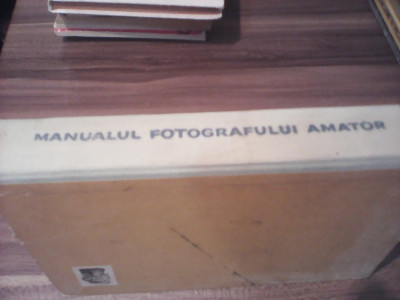 MANUALUL FOTOGRAFULUI AMATOR ALEXANDRU DICU 1961 foto