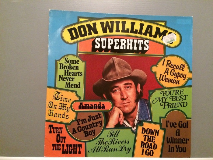 DON WILLIAMS - SUPERHITS (1979/MCA REC/West GERMANY) - VINIL/IMPECABIL