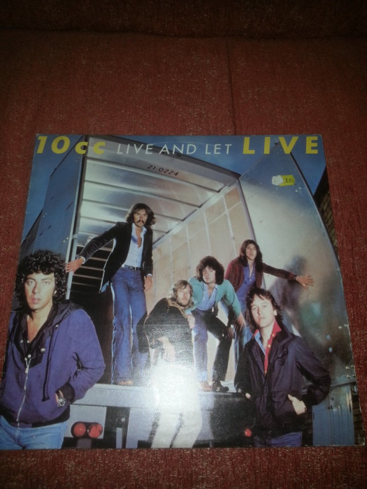 10CC Live and Let 2LP Gatefold Mercury 1977 NL vinil vinyl