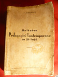 St.Barsanescu - Unitatea Pedagogiei Contemporane- ca stiinta -1936 Iasi