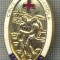 ZET 852 INSIGNA TEMA MEDICALA - CRUCEA ROSIE SPANIOLA -CRUZ ROJA ESPANOLA
