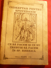 Protos.Nicodim Mandita - Indreptar pentru Spovedanie - Ed. Agapis 1996 foto