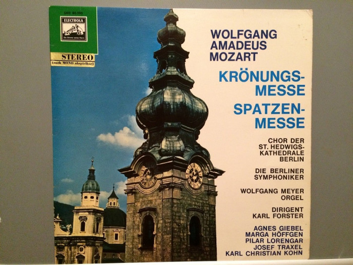 MOZART - CORONATION MASS/MISSA BREVIS (1968/EMI REC/WEST GERMANY) - VINIL