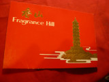 Ilustrata China - Fragrance Hill , in relief , cu auriu